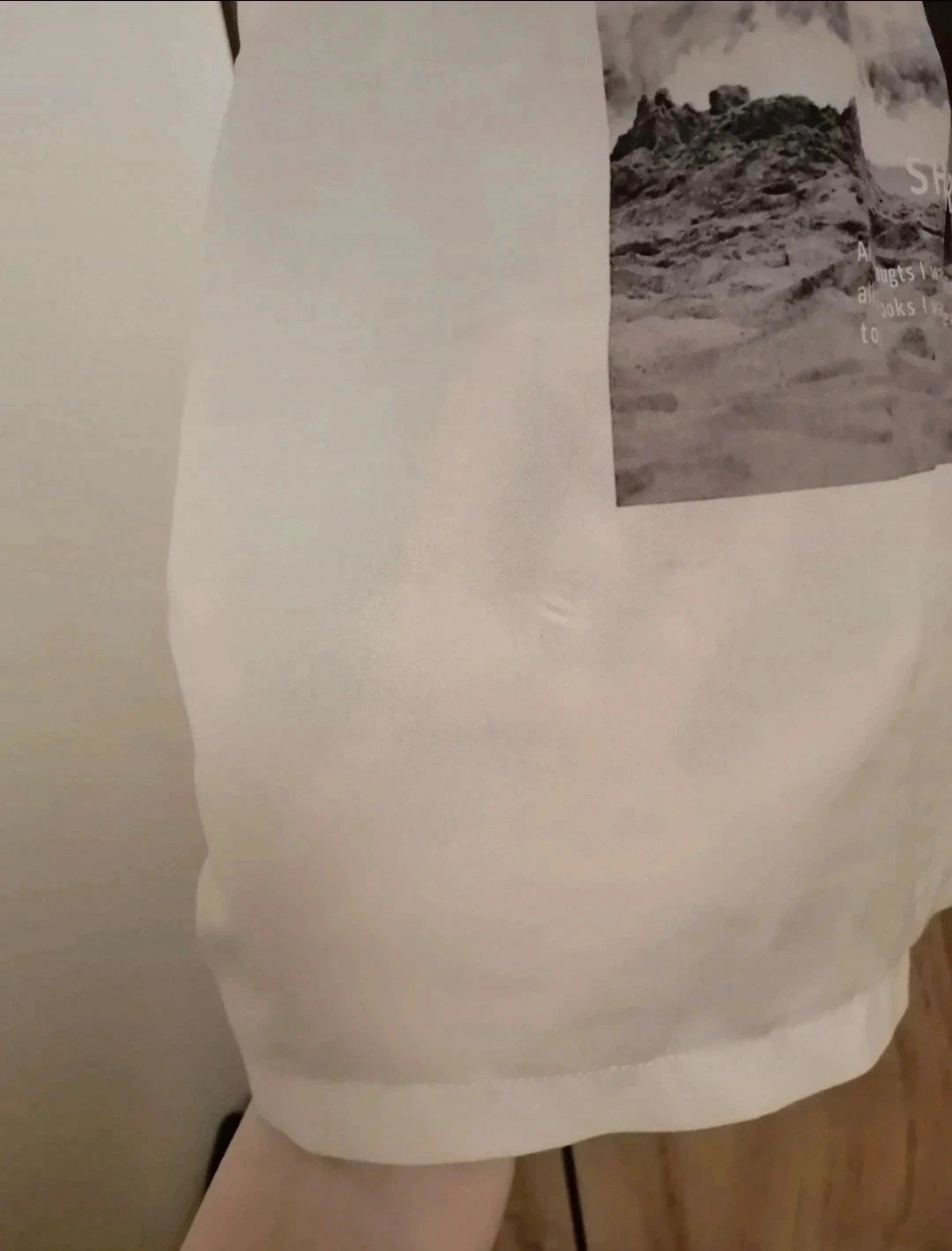 Two-material T-shirt – photo 4